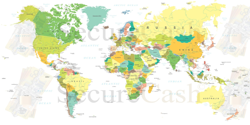 SecureCash Partners Australia Map